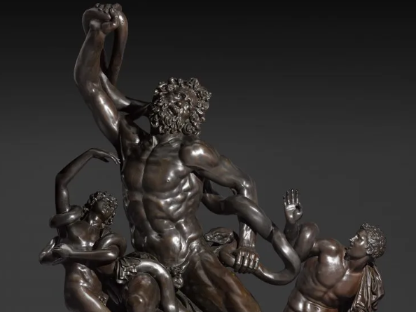 Auguste-Jean Marie Carbonneaux’s “The Laocoön and his Sons.” Courtesy of Sotheby’s.

